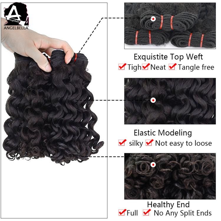 Angelbella Original Water Loose Wave Hair Indian Remy Hair Weaving Dubai Bundles