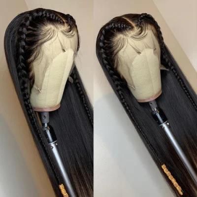 Straight Human Hair Wigs Natural Hairline for Black Women (22inch)