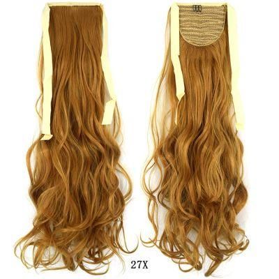 Wendyhair Wavy Ponytail Drawstring Synthetic Ponytail Hair Extensions Synthetic Hair