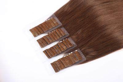 Remy Human Tape Hair in 4cmx1cm Size European Hair Extension