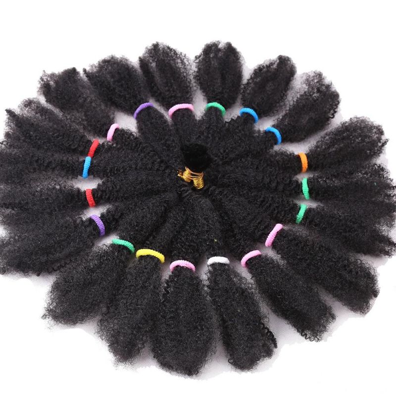 18inch Synthetic Marley Braids Hair Crochet Ombre Afro Kinki Kanekalon Synthetic Hair Braids