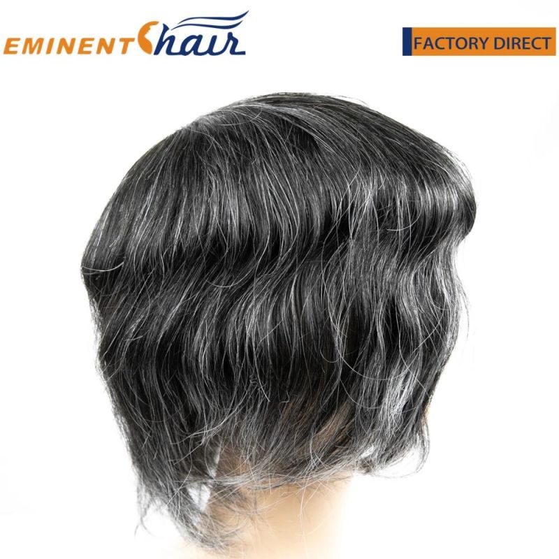 Factory Direct Custom Made Remy Hair Skin Women′s Toupee