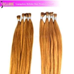 2014 Fashionable Prebonded Hair Extension I Tip/Stick Hair Keratin Hair