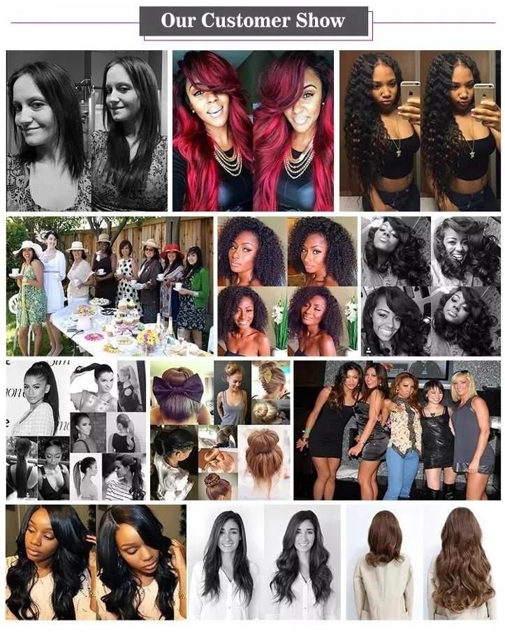 Hot Selling! ! 100g-200g Fast Shipping Clip in Hair Extensions