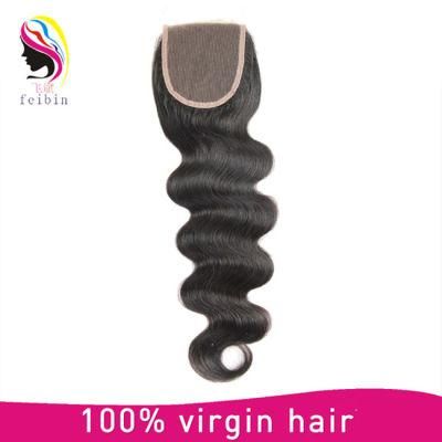 Top Quality Unprocessed Brazilian Human Hair 4*4 Lace Closure
