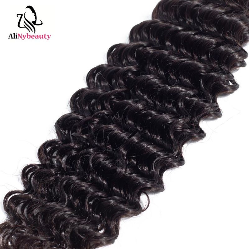 Alinybeauty Wholesale 100% Unprocessed Deep Wave Human Hair