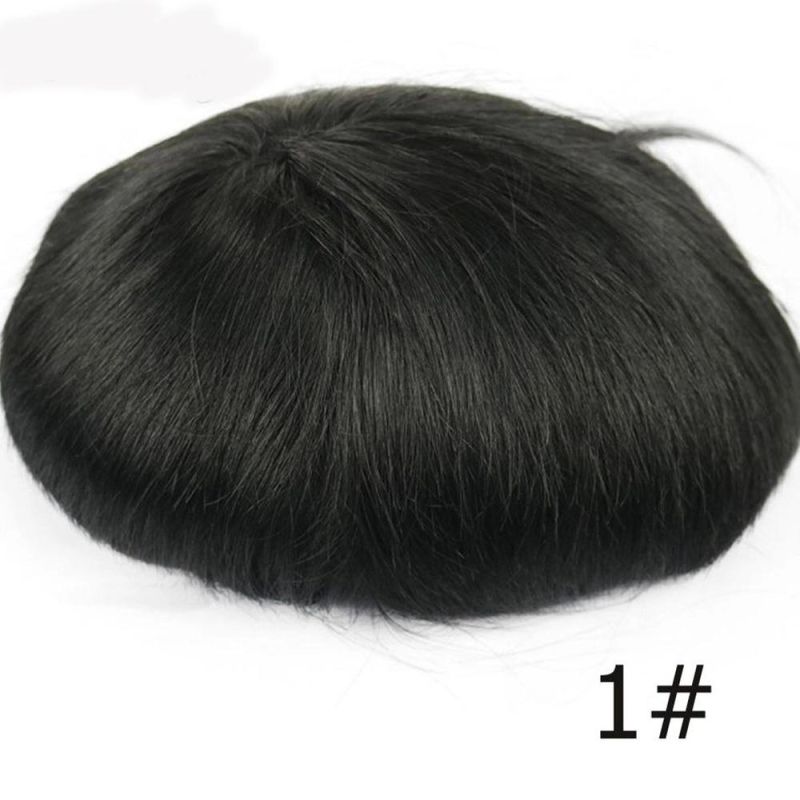 Kbeth Human Hair Super Thin Skin Men′ S Hair Replacement System Thin Skin Mens Toupee & Wigs Made in China