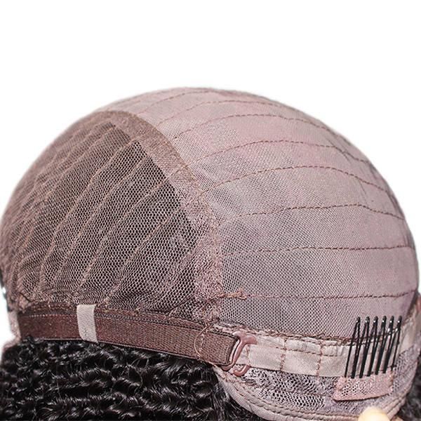 Lx192 Kinky Curl U-Part Full Cap Human Hair Women Hair Systems