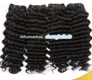 Brazilian Human Hair Weaving Double Weft Hair Weave Deep Wave