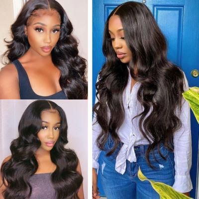 Kbeth Wholesale Custom Made Natural Color Lace Front Wig Body Wave China Remy Custom Accept Human Hair Wigs for Black Women