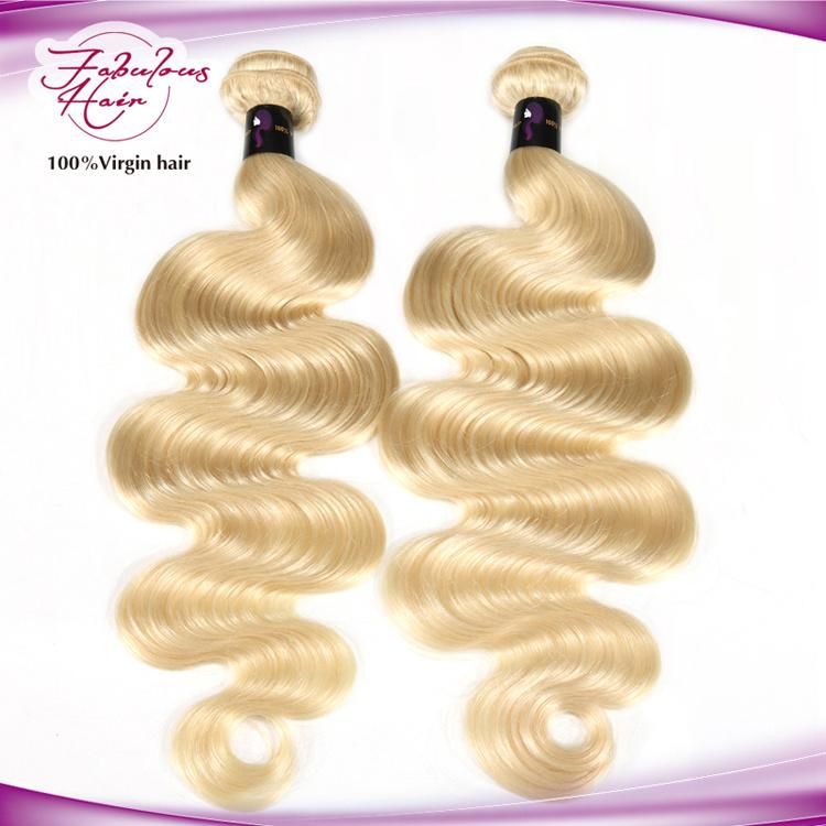 Top Grade Virgin Body Wave Remy Hair Color 613 Blonde Human Hair Weave