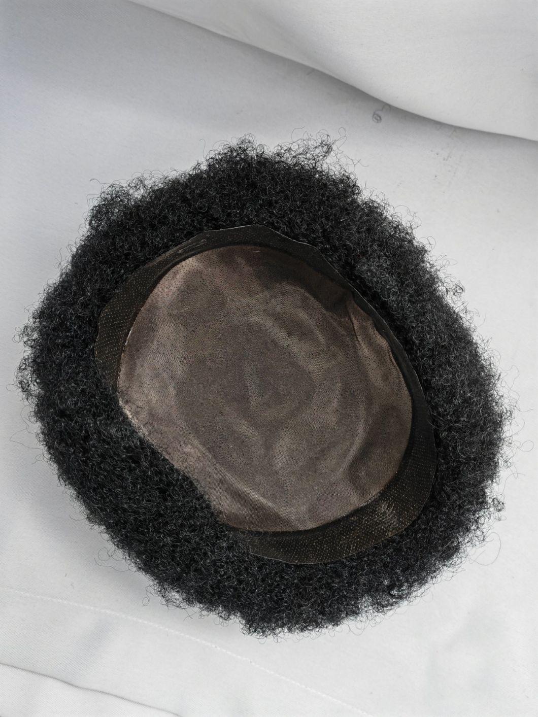 2022 Best Custom Made Natural Fine Mono Base Human Hair Toupee Made of Remy Human Hair