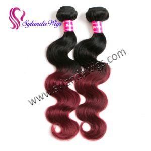 Brazilian 3 Bundles Ombre Hair Body Wave Human Hair Weft #1b-99j with Free Shipping