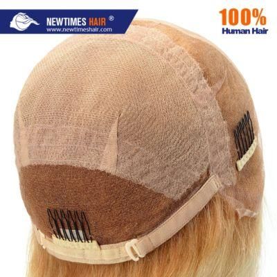 French Lace with Silk Top Adjustable Band Wig Remy Human Hair Extension