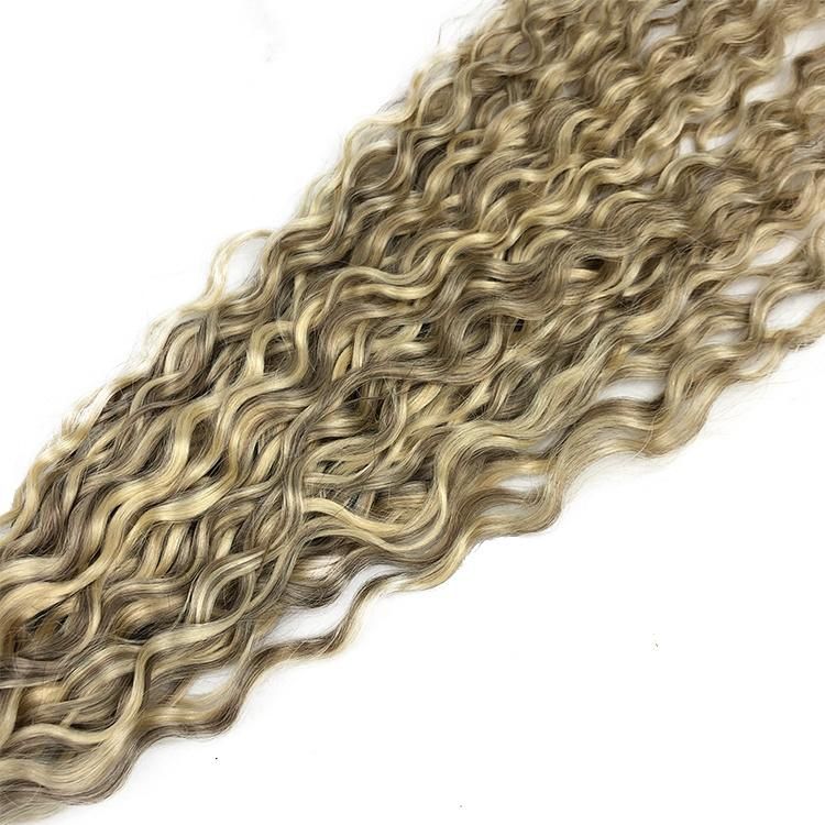 Wholesale Original Blond European Water Wavy Seamless Double Drawn Tape Hair Extensions