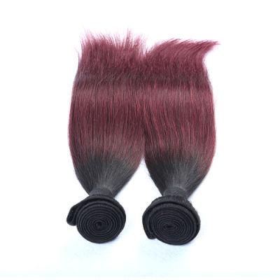 Kbeth Factory Custom Accept Human Hair Weave, Good Quality Vietnam Hair Remy Fashion 99j Hair Weft in Stock