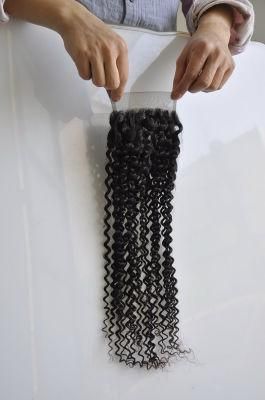 Virgin Human Hair Lace Closure at Wholesale Price (Kinky Curly)