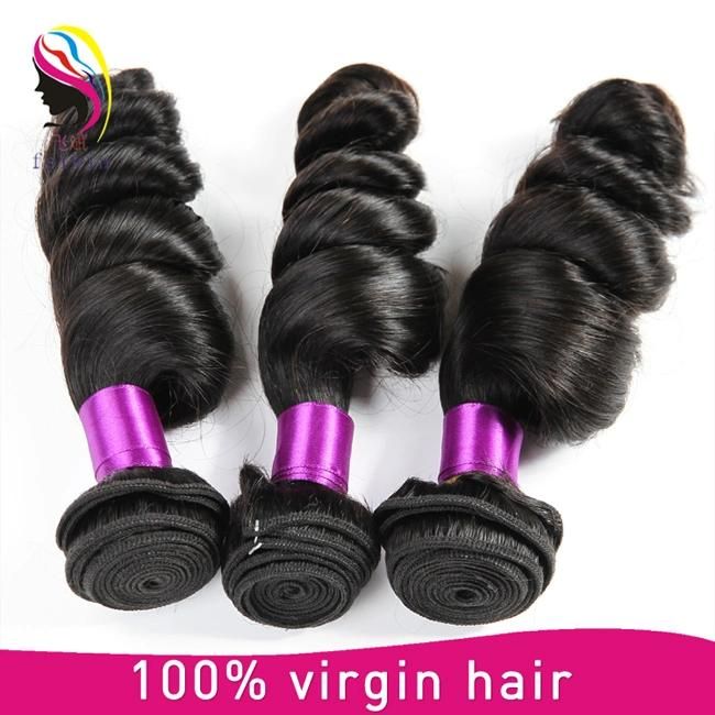 10A Virgin Unprocessed Double Drawn Loose Wave Hair Weaving