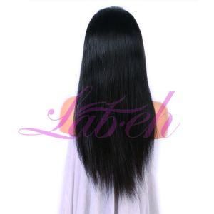 Long Natural Color Brazilian Virgin Human Hair Wigs