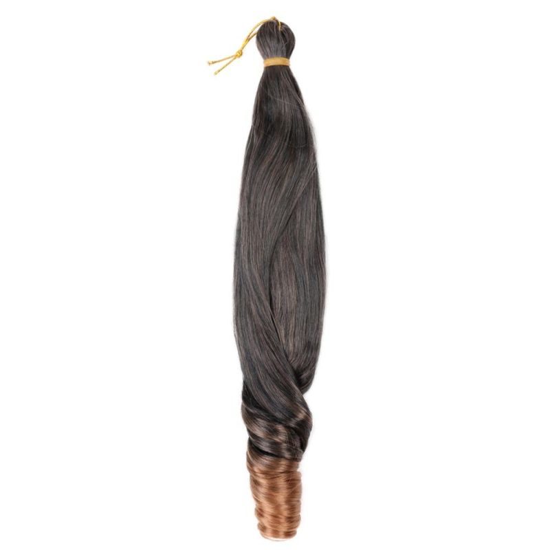 22" Loose Wave Crochet Synthetic Hair Extensions Pre-Stretched French Braiding Hair