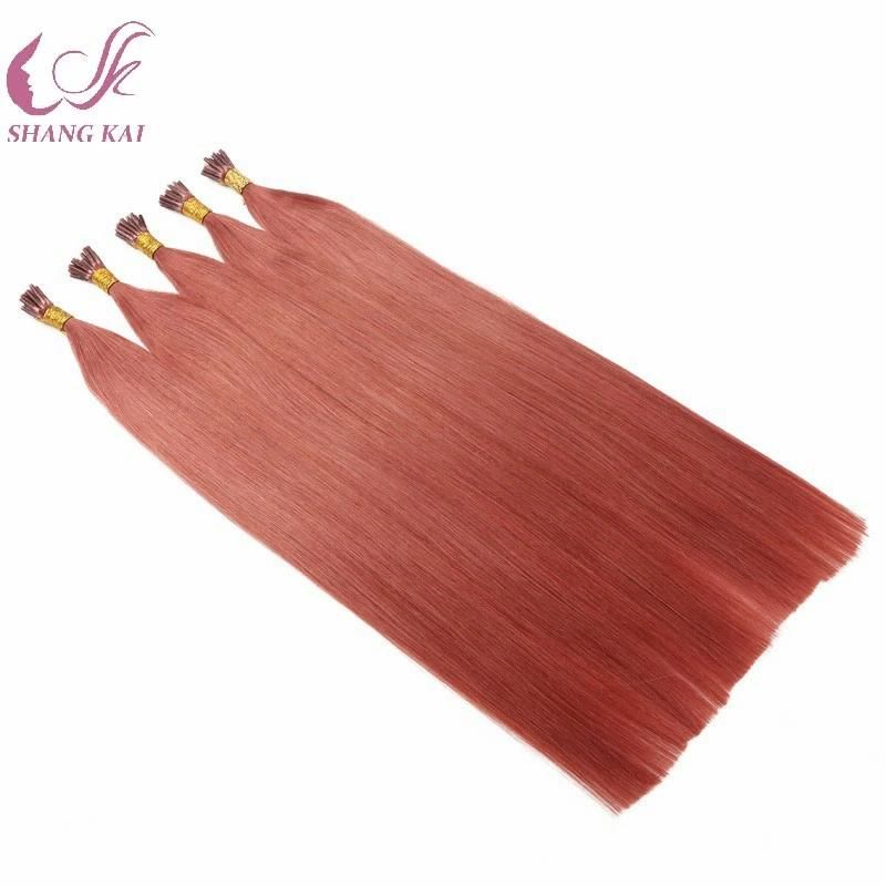 Large China Factory Wholesale Cheap Price 1g Double Drawn Remy Keratin Tip Hair Remy Stick Tip Hair