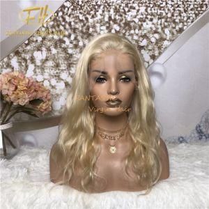 Top Grade Brazilian/Indian Virgin/Remy Human Hair Full/Frontal Lace Wig with #613 Color