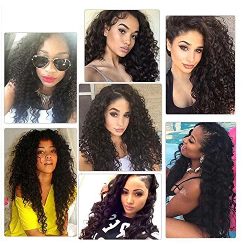 Water Wave Bundles Brazilian Hair Weave Bundles Water Wave Hair Extensions for Black Women Human Hair Bundles 30 Inches