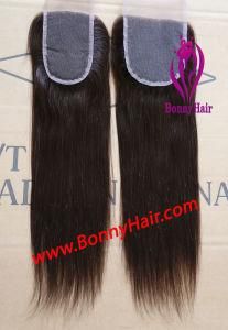 Malaysian Lace Closure Bleached Knots Virgin Human Hair Closure