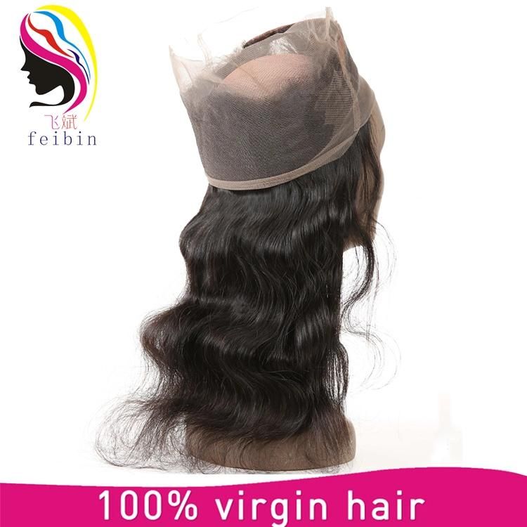 Hot Selling Brazilian 8A Remy Wavy Human 360 Hair Lace Closure