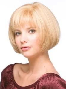 Short Human Hair 613 Full Lace Wigs for Black Women with Bangs