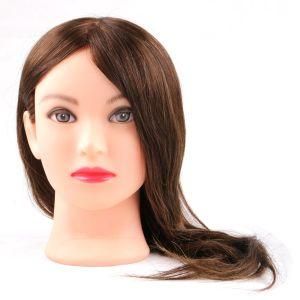 Xuchang Harmony 12 16 18 22 26inch Training Doll Head 100% Human Hair Dummy Barber Practice Hairdressing Mannequin Training Head