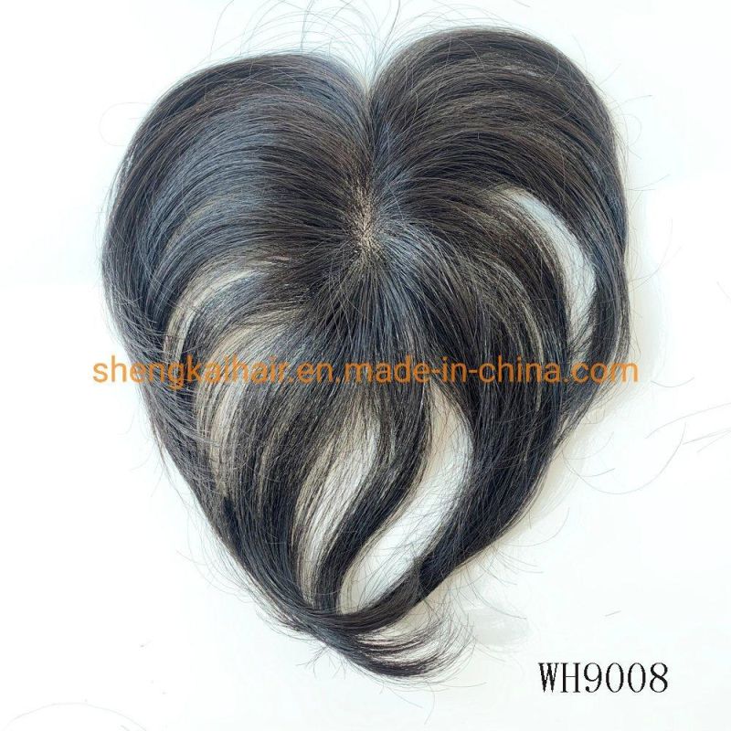 Wholesale Premium Full Handtied Human Hair Synthetic Hair Pieces