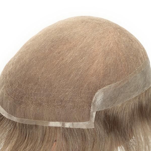 French Lace with Clear Poly Back Sides Wigs for Women