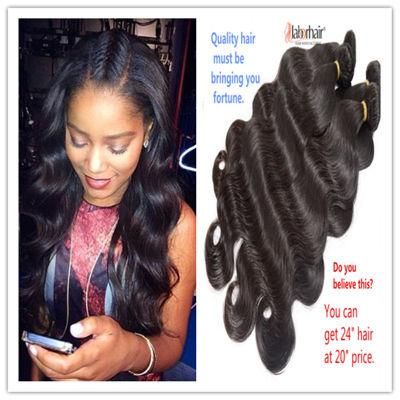 High Quality Brazilian Virgin Human Hair Extensions Body Wave Weave