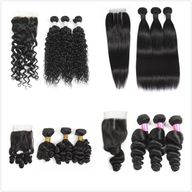 Mink Virgin Brazilian Hair Bundle Velvet Hair Clips Pack Hair Extension Human