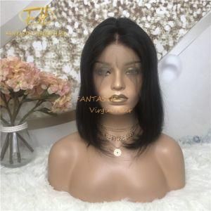 Wholesale Brazilian/Indian Virgin/Remy Human Hair Full/Frontal Lace Bob Wig with Tangle Free