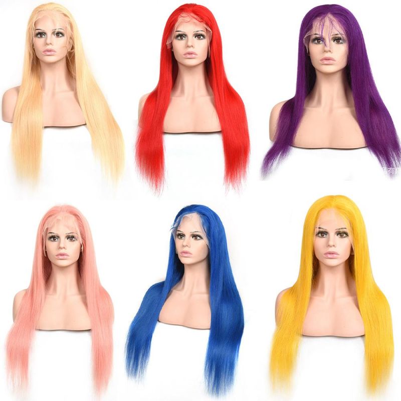 Kbeth Human Hair Wig for Black Women 613 Blonde Color Remy Brazilian Bone Straight Lace Front 8 - 28 Inch 1b Red Pink Yellow Bone Straight 613 Ombre Frontal Wig
