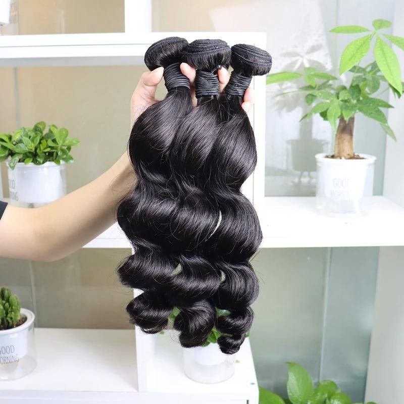 Alinybeauty Wholesale 12A Grade Peruvian Hair, Virgin Peruvian Hair Bundles, Loose Wave Raw Indian Hair Unprocessed