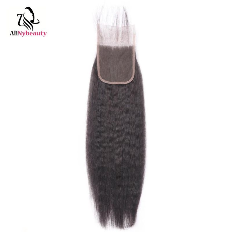 Kinky Straight Malaysian Virgin Hair Closure