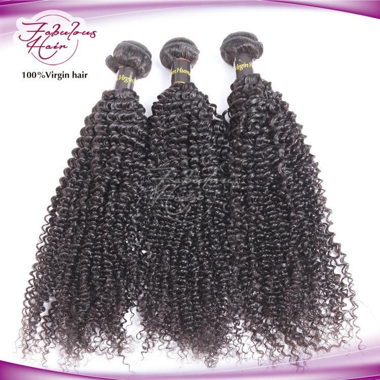 Grade 8A Cambodian Human Remy Virgin Hair Kinky Curly