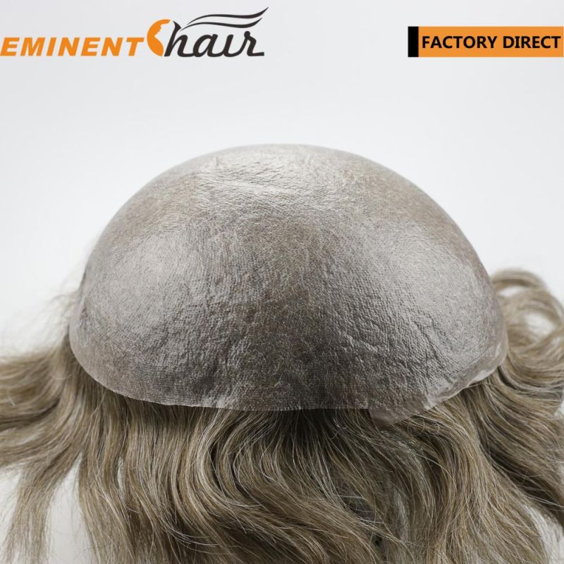 Stock Hairpiece Instant Delivery Human Hair Skin Hair Replacement System