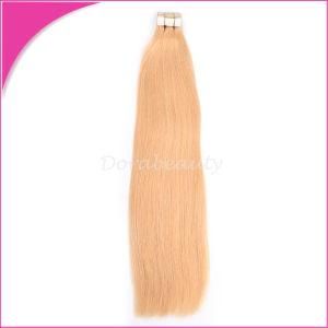100% Remy Human Hair Top Quality Full Ends Peruvian Tape Inhuman Hair Extension