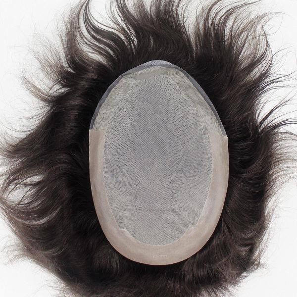 Silk Mono with Poly Around Hair Replacement Men