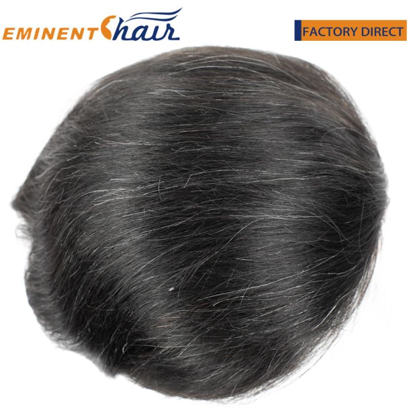 Natural Hairline Lace Front Men′s Hair Replacement Toupee