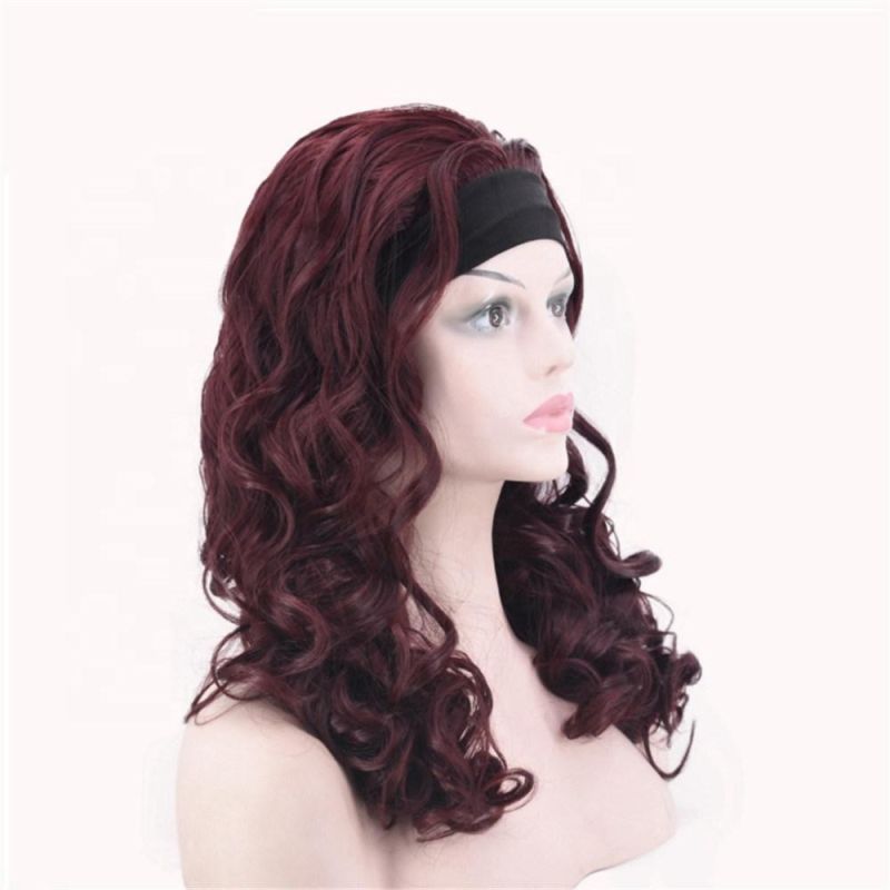 100% Human Hair Synthetic Wigs