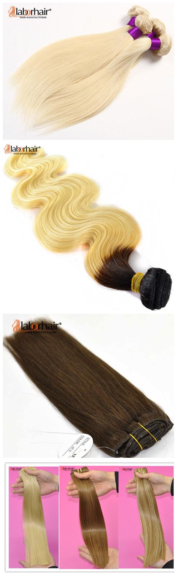 100% Unprocessed Brazilian Virgin Straight Hair Ombre Color Human Hair Extensions Lbh 215