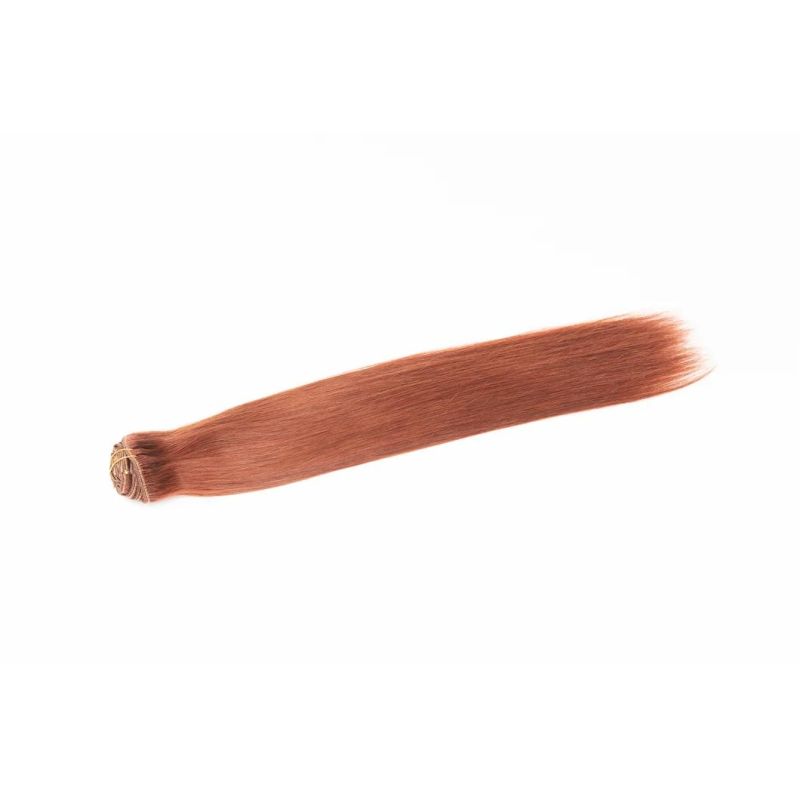 No Shedding Virgin Remy Hair Extension Double Drawn Weft
