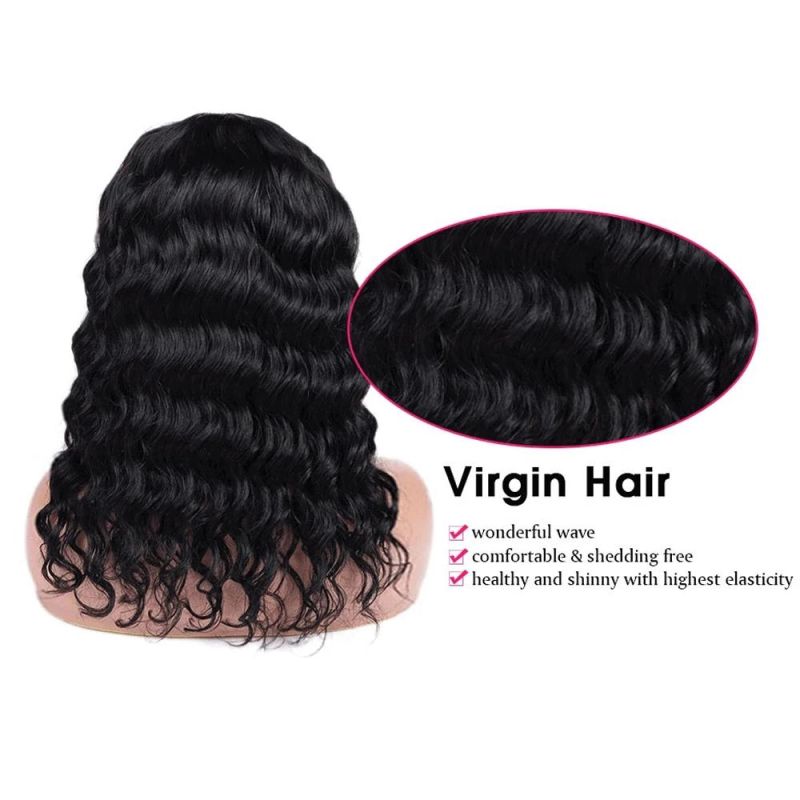 Wholesale Lace Front Wigs Loose Wave Hair Wigs 4X4 Lace Cloure Hair Wigs 150 Density Brazilian Virgin Human Hair Wigs