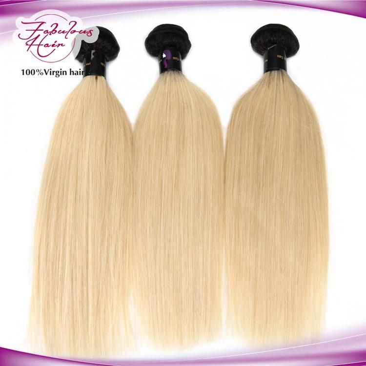 613 Color Straight Weave Human Hair Bundles Blonde Brazilian Hair