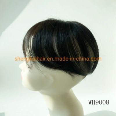 Wholesale Premium Full Handtied Human Hair Synthetic Hair Pieces